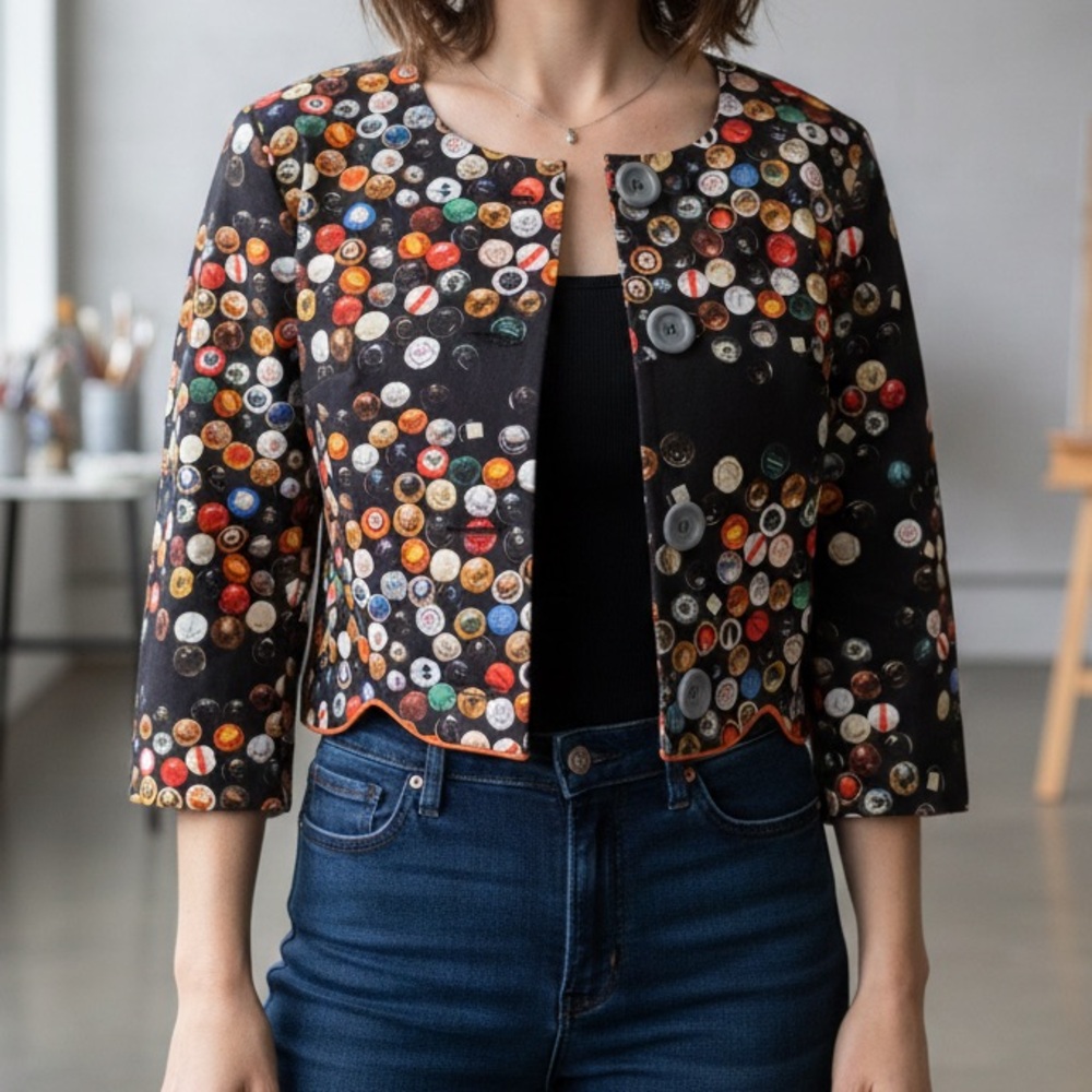 Anne Elizabeth Paris Champagne Jacket